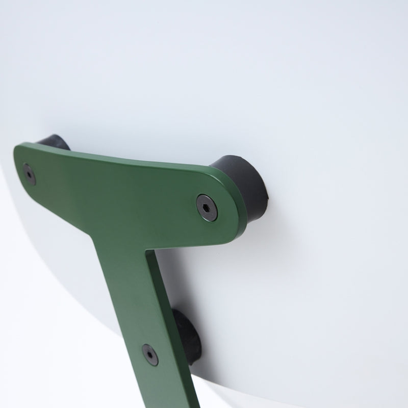 raawii Erwan Bouroullec - Arba lounge chair - Plywood Lounge chair Dark green base / light grey shell
