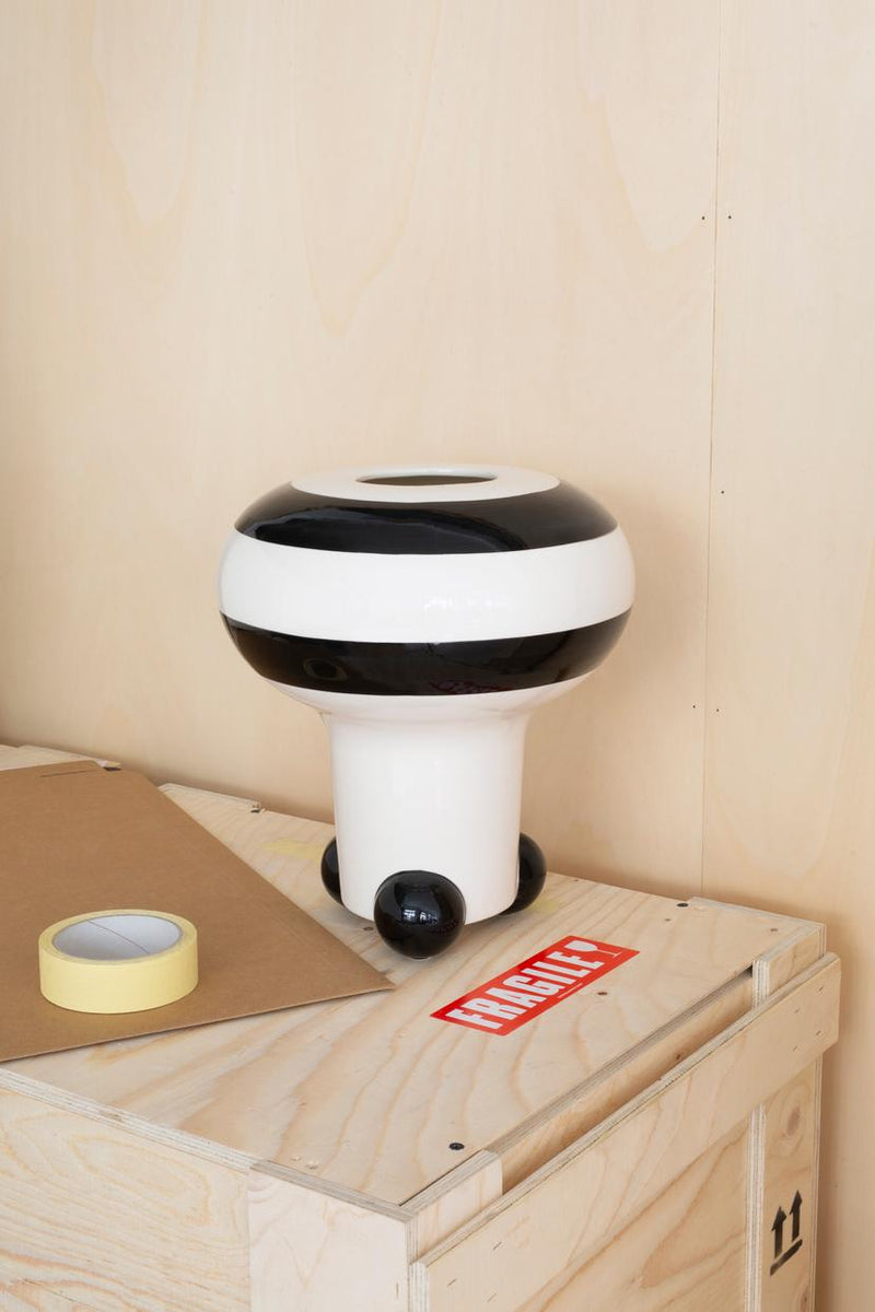 raawii Nicholai Wiig-Hansen - Mushroom - vase - onesize Vase Black