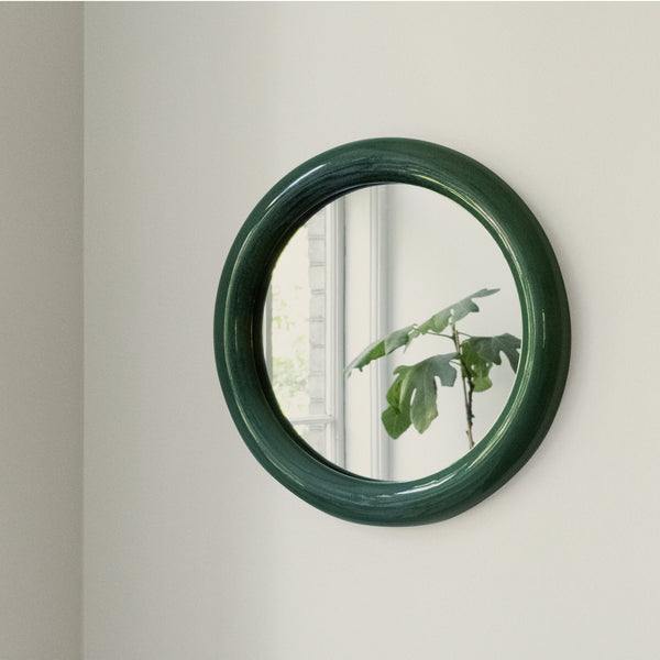 raawii Nicholai Wiig-Hansen - Duplum - miroir - émail réactif Mirror electric jade