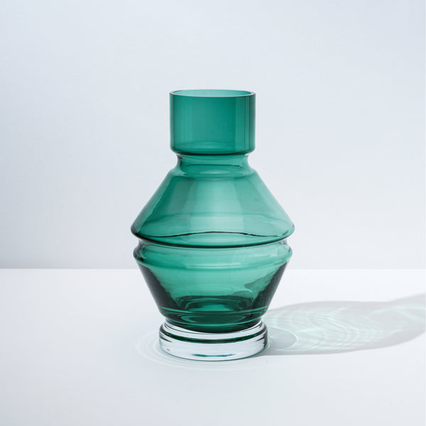 raawii Nicholai Wiig-Hansen - Relæ - vase en verre - large Vase bristol green